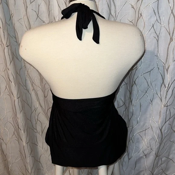 Swim top. Black. - Picture 3 of 6